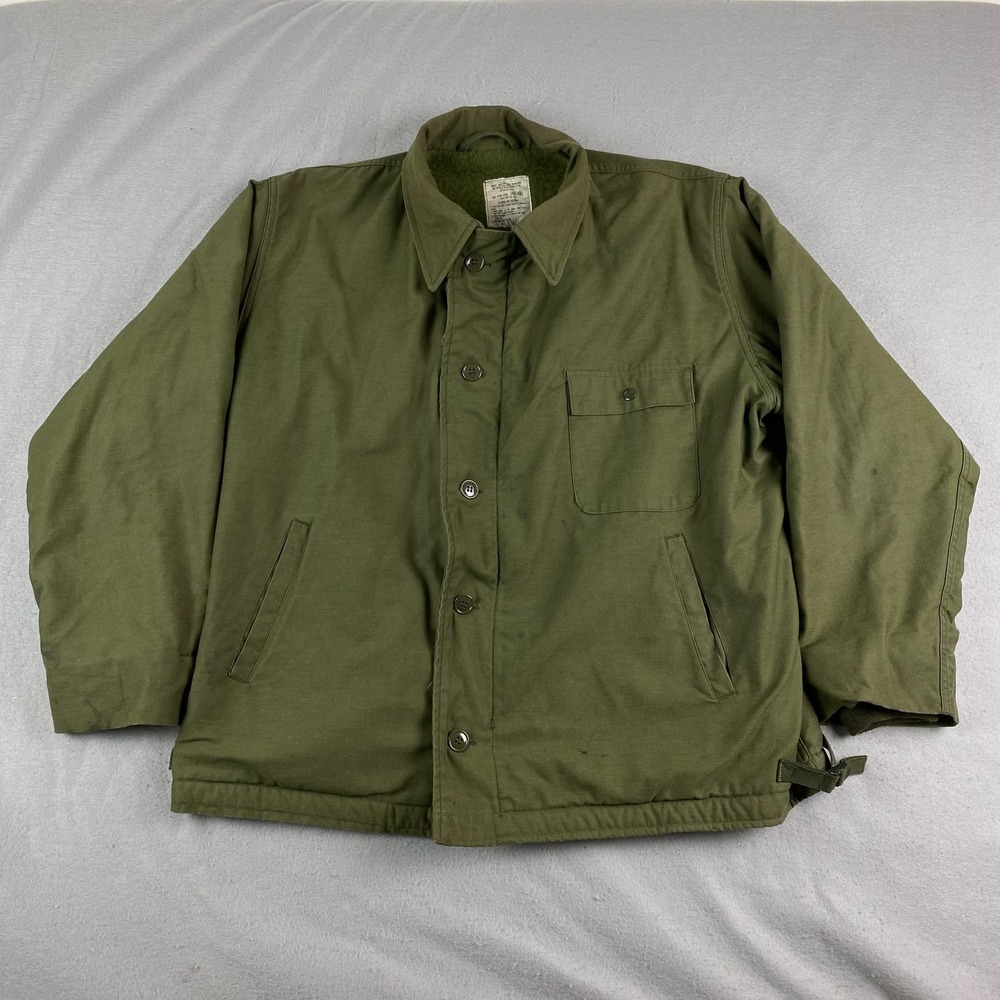 Vintage US Military Jacket Cold Weather Permeable XL 46-48 Centre Mfg 1984 80s
